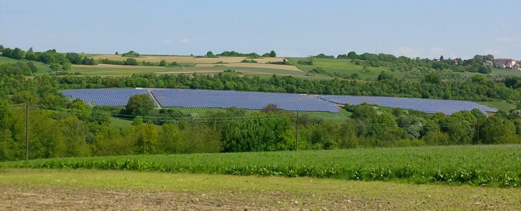Solarpark - Freiflächen Photovoltaik 5 - Solarpark in Landschaft