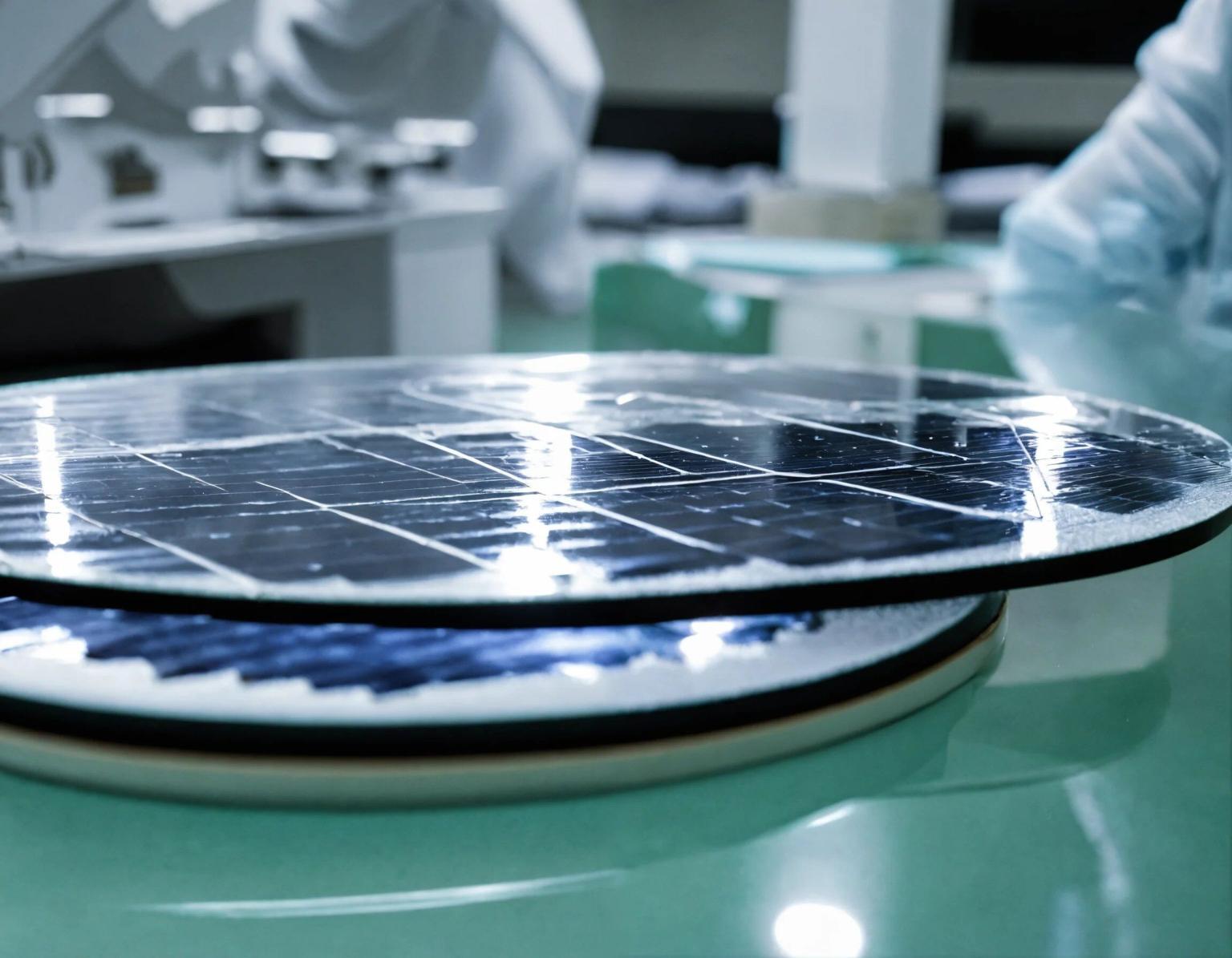 Wafer in der Photovoltaik-Header